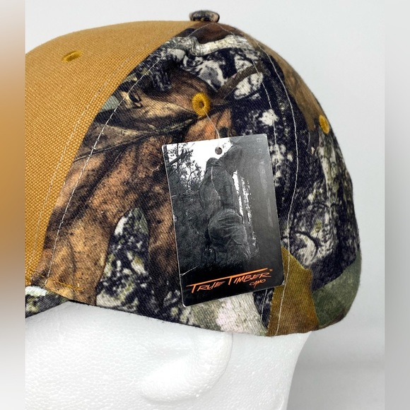 Python True Timber Hat Tan Camo Logo Performance Adjustable Hunting Cap - Picture 6 of 11